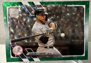 2021 Topps - Green #642 Giancarlo Stanton /499 - Picture 1 of 3
