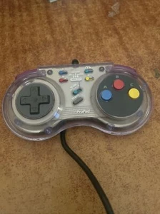 QJ SG Pro Pad Controller Gamepad Transparent Für SNES Super Nintendo ⚡ Versand - Picture 1 of 6