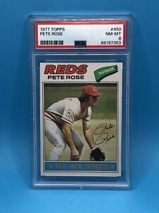 1977 Topps #450 Pete Rose PSA 8 NM-MT (Centered!) Just Graded!