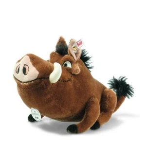 STEIFF Pumbaa Lion King Limited Edition EAN 355516 Brown 24cm Box Certificate BN - Picture 1 of 4