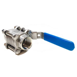 Válvula de bola de acero inoxidable ZFP051A0170400 1" NPT 316, 1000 WOG - Imagen 1 de 5