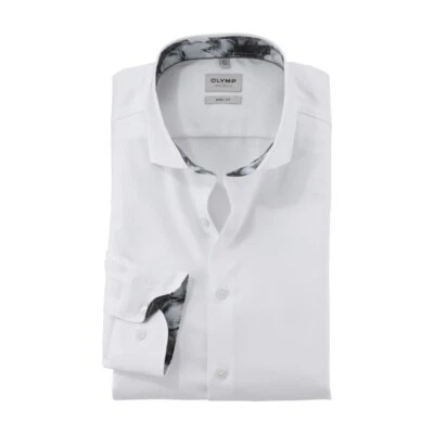 Camicia Business Herren Olymp Level Five Body Fit Bianca 209674 00 - Immagine 1 di 4