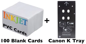 Inkjet PVC ID Card Starter Kit - Canon K Tray for PIXMA PRO-10, PIXMA PRO-100 - Picture 1 of 5