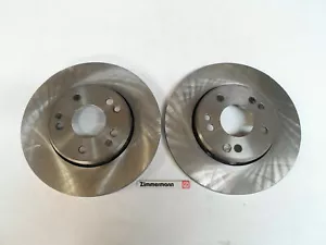Brake Rotors Front Fits Mercedes Benz 300E & 300TE Zimmerman (x2) 124 421 14 12 - Picture 1 of 1