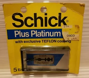 Schick Plus Platinum with TEFLON coating 5 blades - Picture 1 of 2