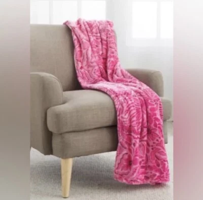 Manta de felpa polar Lilly Pulitzer paraíso - Cerise Pinkie Promises Foto 1 de 4