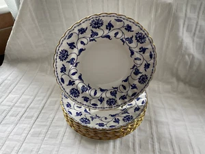 SPODE - Blue Colonel - 8 x 8" Plates - Picture 1 of 5