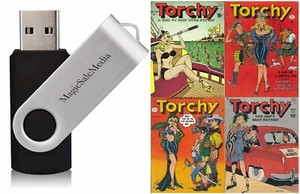 Torchy - Comic Strip Fantasy Spicy Risqué Sexy Art Magazine -6 Old Issues on USB - Picture 1 of 13