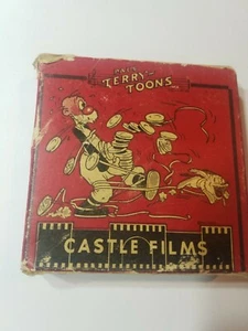  Castle Films  16mm Terry Toons Tom Piper's Son Film Cartoon in Original Box  - Picture 1 of 6
