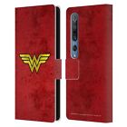 Official Wonder Woman Dc Comics Logos Leather Book Wallet Case For Xiaomi Phones