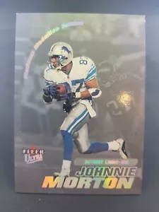 2001 Fleer Ultra #248P Johnnie Morton medaglia platino 28/50 - Foto 1 di 2