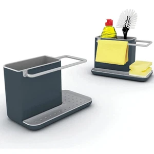 Kitchen Storage Rack Sink Organiser Kitchenware Drainer Utensils Sponge Holder - Picture 1 of 7