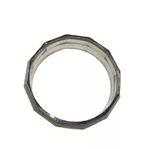 Acrylic smoky gray bangle 7 inches around and 1 inch wide - Picture 1 of 4