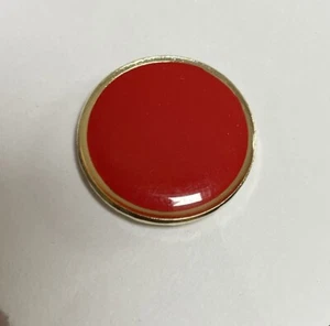 Rot und Gold Ton Kreis Anstecknadel Education Advocate 1’ Wear Rot für Ed Pin - Bild 1 von 4