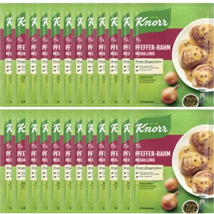 Knorr Fix para Pfefferrahm Medallones Pfeffrig Cremosas 35g 24er Paquete - Picture 1 of 1