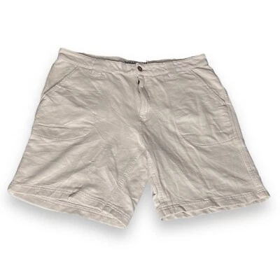 Pantalones Cortos Margaritaville Beige Verano Punto Apretado 100% Algodón Para Hombre Talla 38 Foto 1 de 4