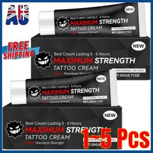 NEW Tattoo Numibing Cream Gel 20 Grams- Up to 6 Hours Extra Strength for Tattoos - Picture 1 of 13