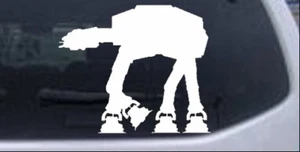 Star Wars Walker AT-AT Car or Truck Window Laptop Decal Sticker White 3X3.5 - Picture 1 of 1