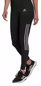 Adidas Women's Style High Rise Tight Fit Leggings Black -7/8 - Picture 1 of 10
