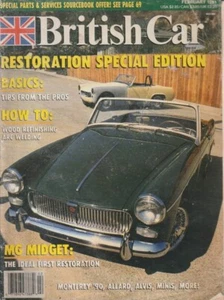 British Car Magazine MG Midget, Restoration Special Edition Feb 1991 KL5237 - Picture 1 of 6