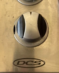 DCS Range Burner Knob Replacement For CT-365SS Stainless Steel & Black - Picture 1 of 8