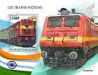 Indian Railways Klasse WDG-3A Diesel & WAP-4 elektrischer Zug Stempelblatt 2019 Togo