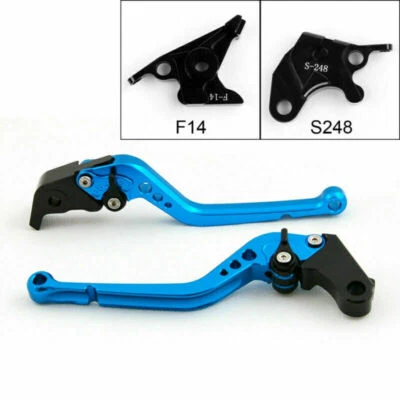 Long Brake Clutch Levers For Suzuki GSXR600 GSX-R750 TL1000S GSR750 SFV 650 T9 - Image 1 of 4