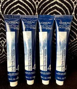 4pk LOREAL BLONDE SUPREME EXCELLENCE CREAM CARING DEEP CONDITIONER # 4 TREATMENT - Picture 1 of 8
