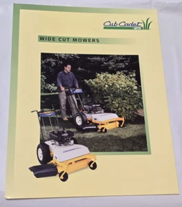 1997 Cub Cadet MTD Anzeige Broschüre Wide Cut kommerzielle Mäher Ausrüstung Spezifikationen - Bild 1 von 3