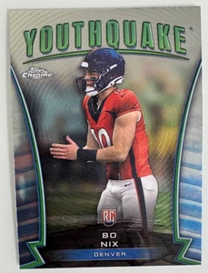 2024 Topps Cromo - Youthquake Bo Nix #Y-16 (RC) Denver Broncos Novato - Imagen 1 de 6