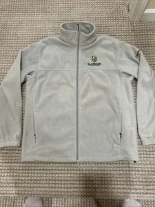 Columbia Clarkson University NCAA Full Zip Fleece Jacket Large Gray EUC - Picture 1 of 12