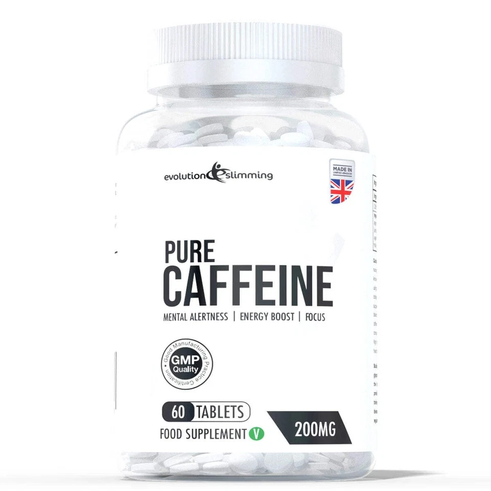 EVOLUTION SLIMMING Pure Caffeine 200mg Tablets