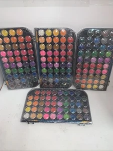 Masllutn 48-Color Watercolor Paint Set with 3 Brushes Washable Non-Toxic 4 Pack - Picture 1 of 3