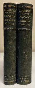 HISTORY OF THE PAPACY 2 Vols 1897 By M. Creighton Volume I & VI - Picture 1 of 15