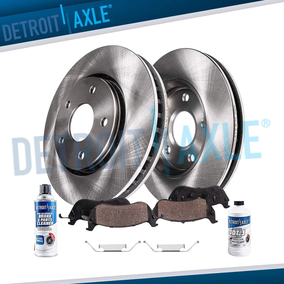325mm Front Disc Brake Rotors + Ceramic Pads for 2001-2005 BMW 330I 330XI 330CI - Image 1 of 4