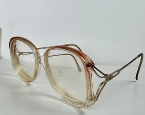 Vintage 70s Oversized Swank Optical Bonnie 941 790 Gradient Glasses Frame Only - Bild 1 von 13