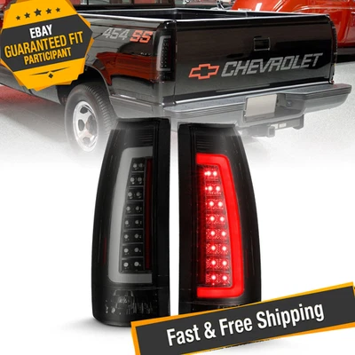 Lanternas traseiras de LED pretas/fumaça Anzo 311345 para Chevy Tahoe 1995-1999 - Imagem 1 de 4