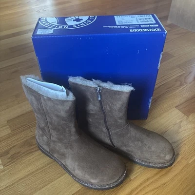 Nuevas Botas Birkenstock Uppsala Cremallera Piel de Oveja Dark Tea 41 Foto 1 de 4
