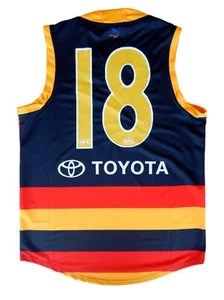 2017 Eddie Betts Adelaide Crows AFL New Home Football Jersey Guernsey Jumper XL - Picture 1 of 10