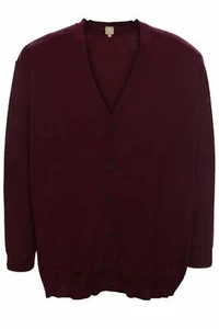 Chaqueta de punto MAERZ cárdigan chaqueta de punto fino Merino manga larga para hombre talla 70 72 - Imagen 1 de 4