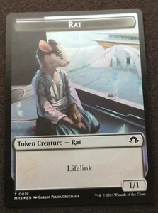 Rat / Eldrazi Spawn Token - Foil - MH3 - MTG - NM - EN - 0019/0002 - Picture 1 of 2