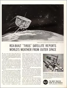 1960 vintage aerospaziale AD RCA costruito TIROS primo satellite meteo 052520 - Foto 1 di 1