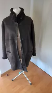 Christ Damen Wintermantel braun echt Nappaleder Gr. 42 Top Zustand! - Bild 1 von 6