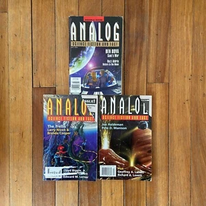 Analog Magazine Science Fiction And Fact Lot of 3 1994 2003 2004 Ben Bova - Picture 1 of 3