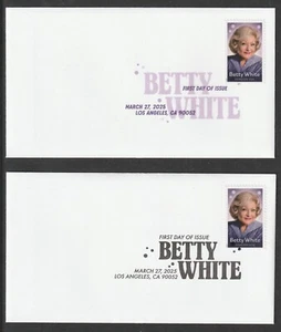 US 5976 Betty White DCP BWP (set of 2) FDC 2025 - Picture 1 of 3