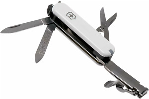 Victorinox Swiss Army Knife - Key Chain - Nail Clip 580 -White (64637)