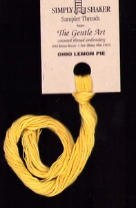 Gentle Art Simply Shaker Sampler Thread OHIO LEMON Cross Stitch Needlepoint - Picture 1 of 2
