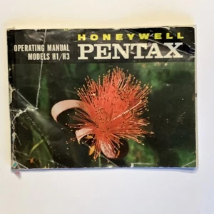 Vintage Original Pentax Honeywell H1/H3 Camera Owners Instruction Manual H-1 H-3 - Picture 1 of 2