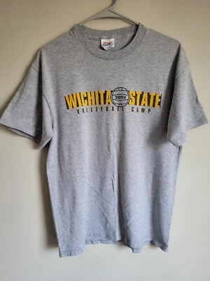 Vintage 2003 Wichita State Volleyball Camp Gray Tshirt Size M - Image 1 of 4