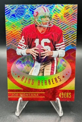 2016 Panini Prime Signatures Joe Montana Ring Bearers Galactic #RB-JM 49ers! - Image 1 of 2